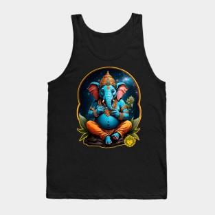 Ganesha weed hindu Tank Top